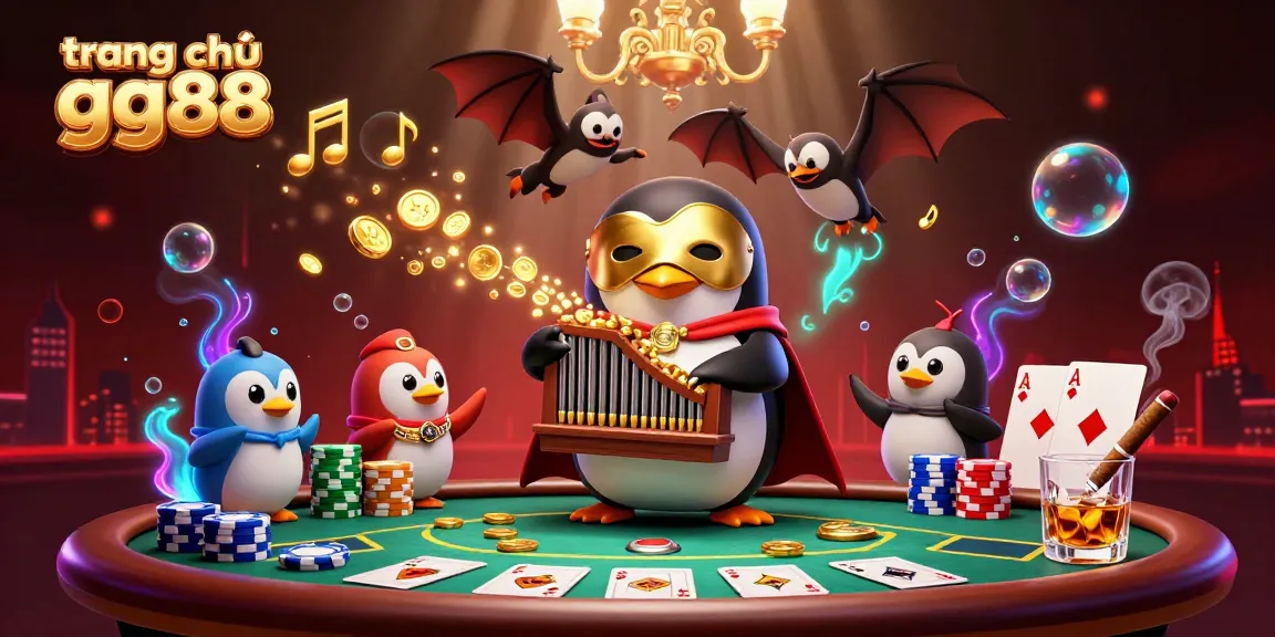 Engage with the thrilling world of trang chủ gg88 as a phantom penguin maestro conducts golden opportunities in this vibrant casino scene.