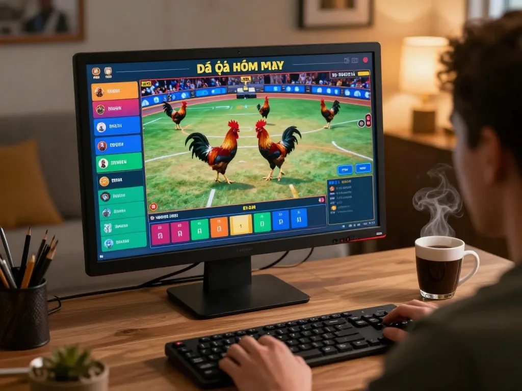 Watch đá gà hôm nay live online, with engaging matches and dynamic betting interface at home.