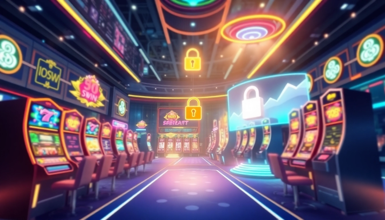 Experience the excitement of 98win's casino games with vibrant graphics and a secure online environment.