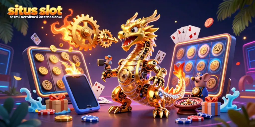 Bermain di situs slot resmi berlisensi internasional dengan grafis memukau, fitur menarik dan banyak kemenangan!