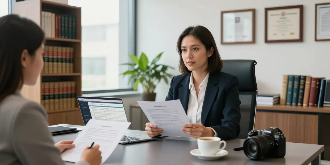 Valken Legal: Professionele juridische consultatiescene in moderne kantooromgeving