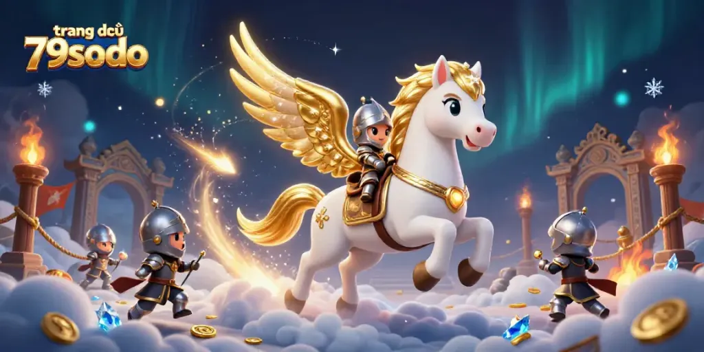 Engage in thrilling gameplay at trang chủ 79sodo with a celestial theme, showcasing a magical scene.